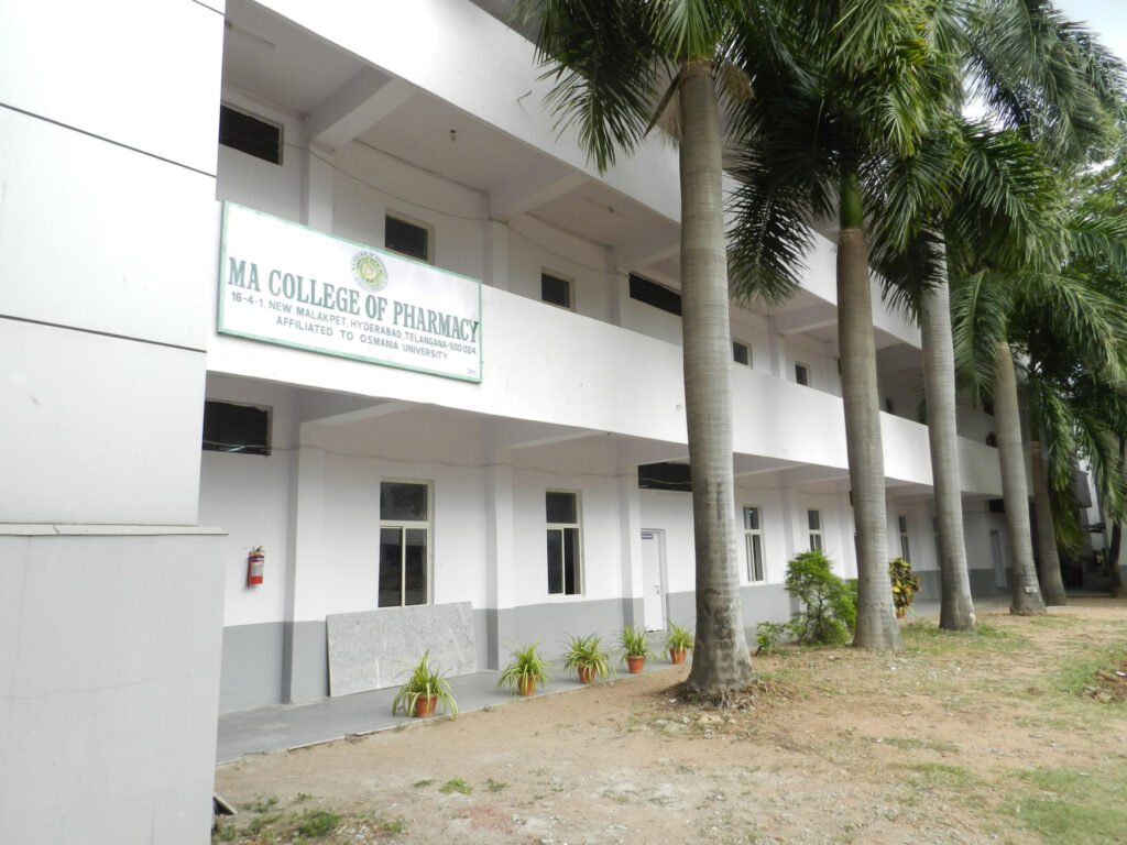 M A College of Pharmacy Building